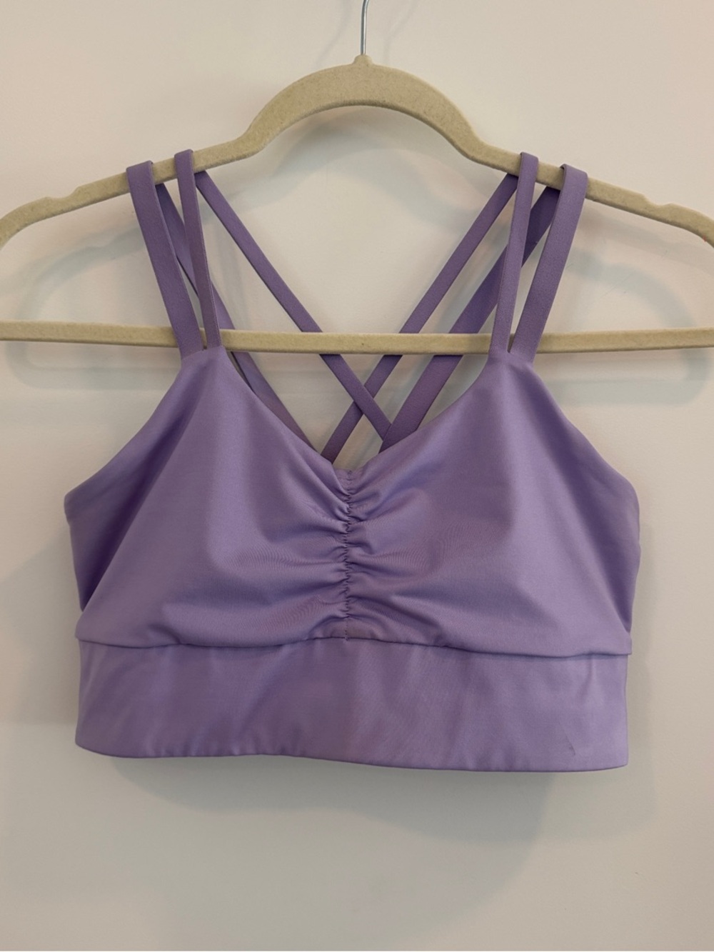 Handful Double Down Bra in Purple | Size Medium